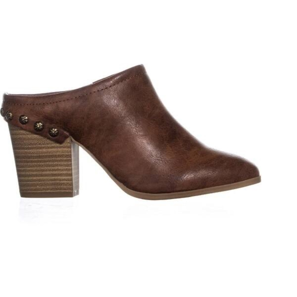Easy Street Shiloh Heel Mules, Brown  8.5M